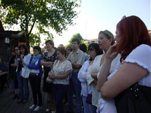 Журналисты из Москвы и Риги прощаются с Айнажи. 21.05.2010.